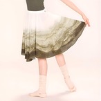 ミドル丈 ドレープスカート 2色展開 L1320