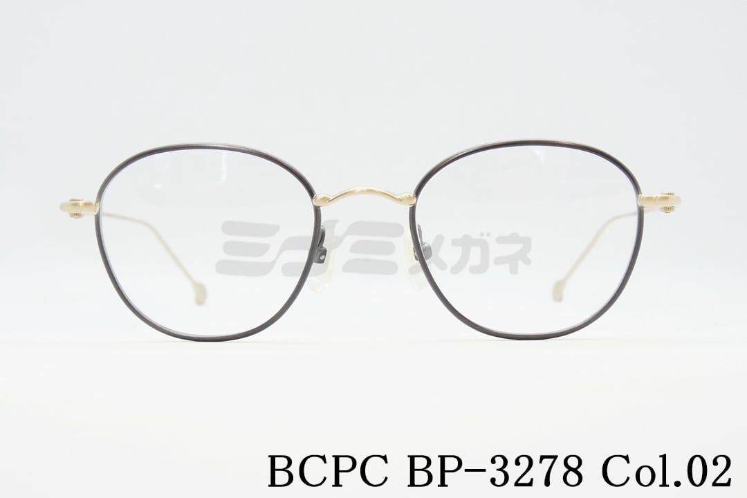 BCPC メガネ BP-3278 Col.02 ウェリントン メタル レディース ベセペセ