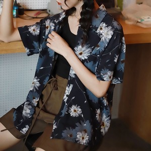 カジュアルシフォンシャツ【G1424】