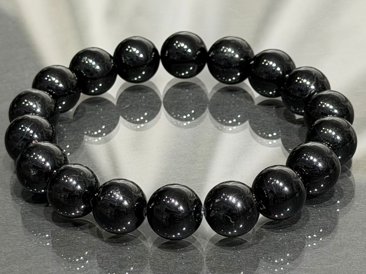 No.2452-11 ブラックトルマリンブレスレット