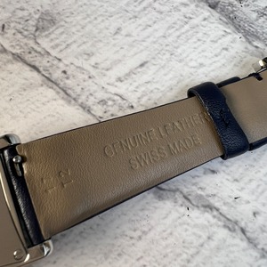 【最終処分SALE】TIFFANY ティファニーイーストウエストミ二  時計 ブルー A-9221