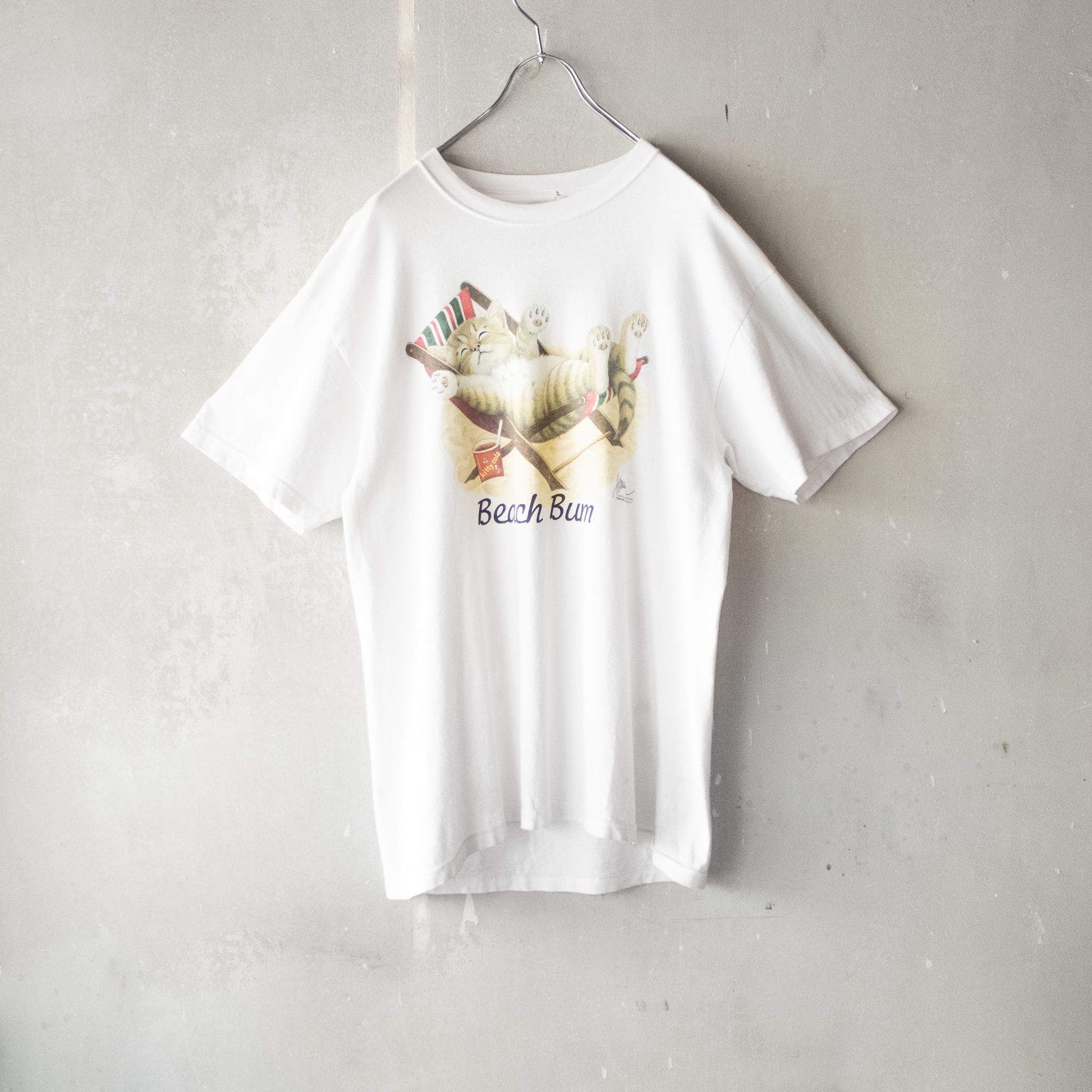 ボブハリソン ハイビスカス ヤシの木 プリント Tシャツ