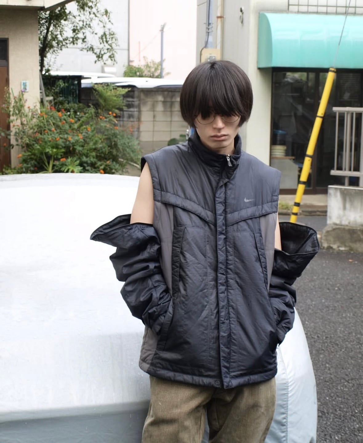 LEATHER BLOUSON アウター レザーブルゾン STREET ストリート メンズ