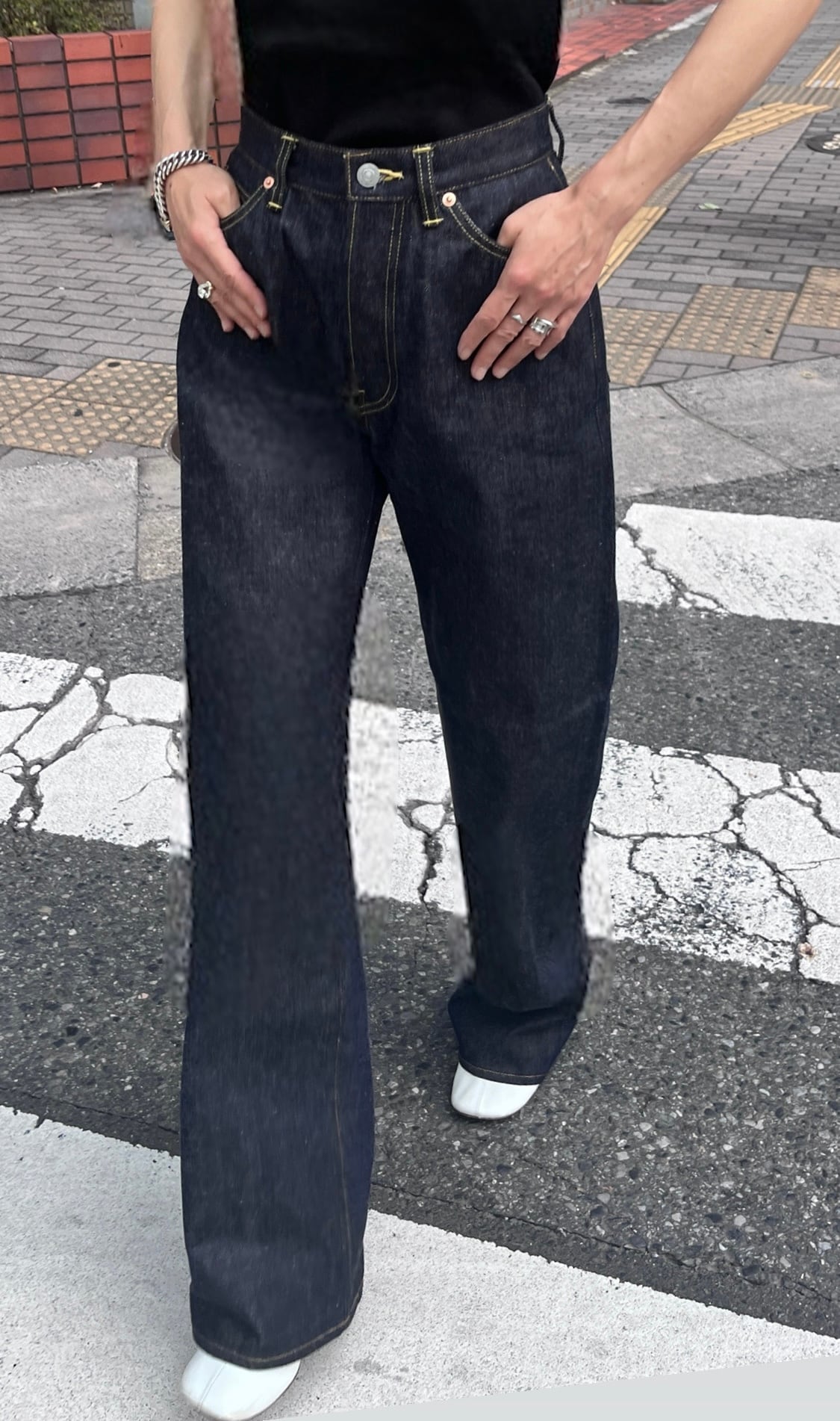 FUMIKA_UCHIDA [DENIM STRAIGHT PANTS] | LILLY DEL SALONE