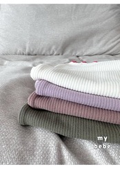 韓国子供服 / 26winter / my bebe / ヨーグルトハーフタートル / キッズ / 冬服 *XS~XL*