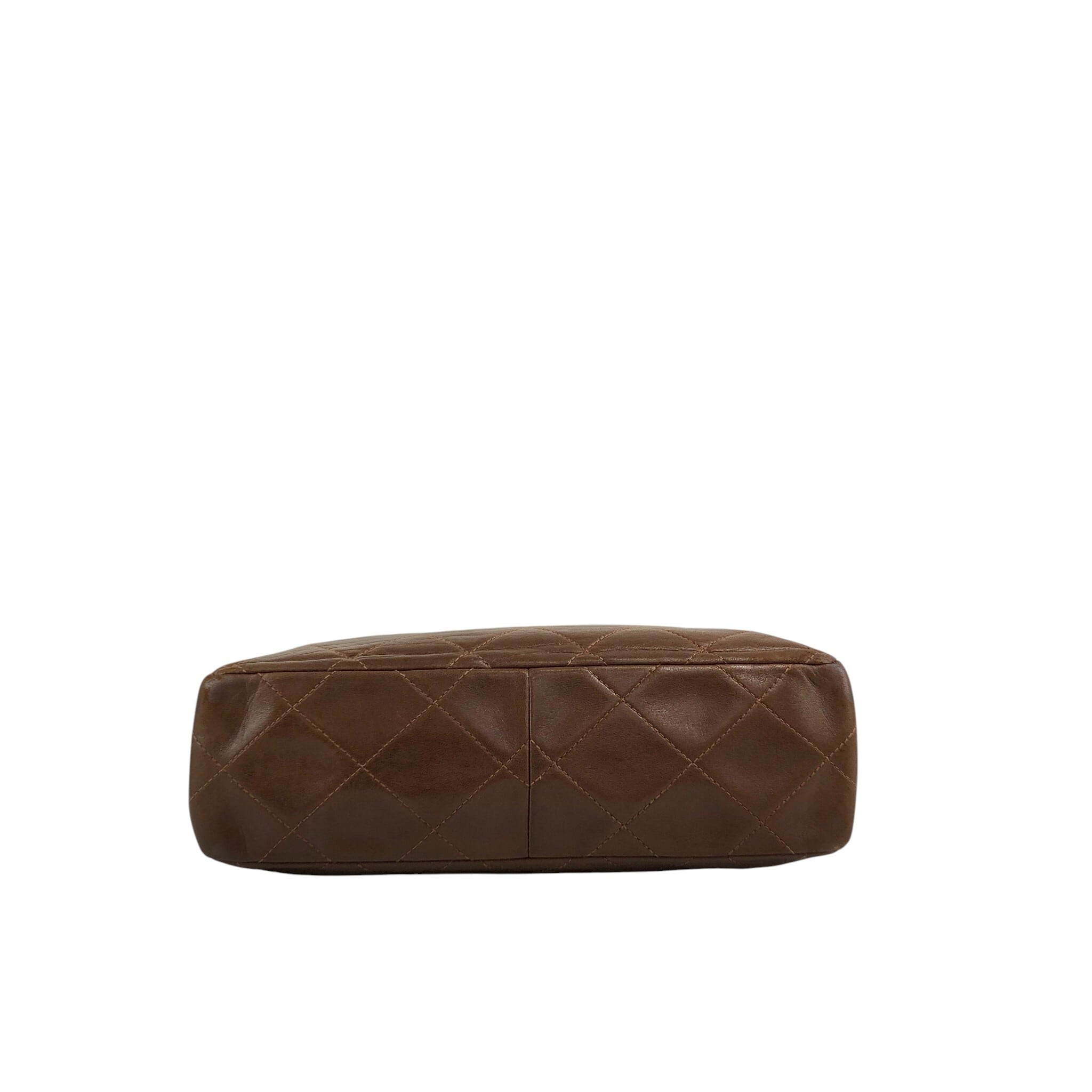 CHANEL シャネル ショルダーバッグ ブラウン ココマーク レザー