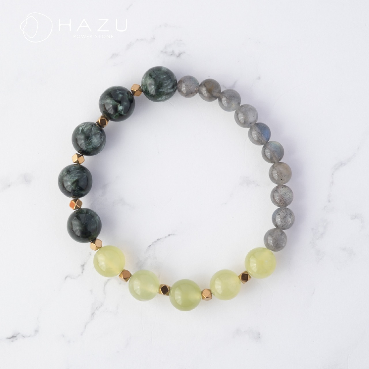 天使の導きとひらめき［セラフィナイト／ラブラドライト／ボーウェナイト／ヘマタイト］