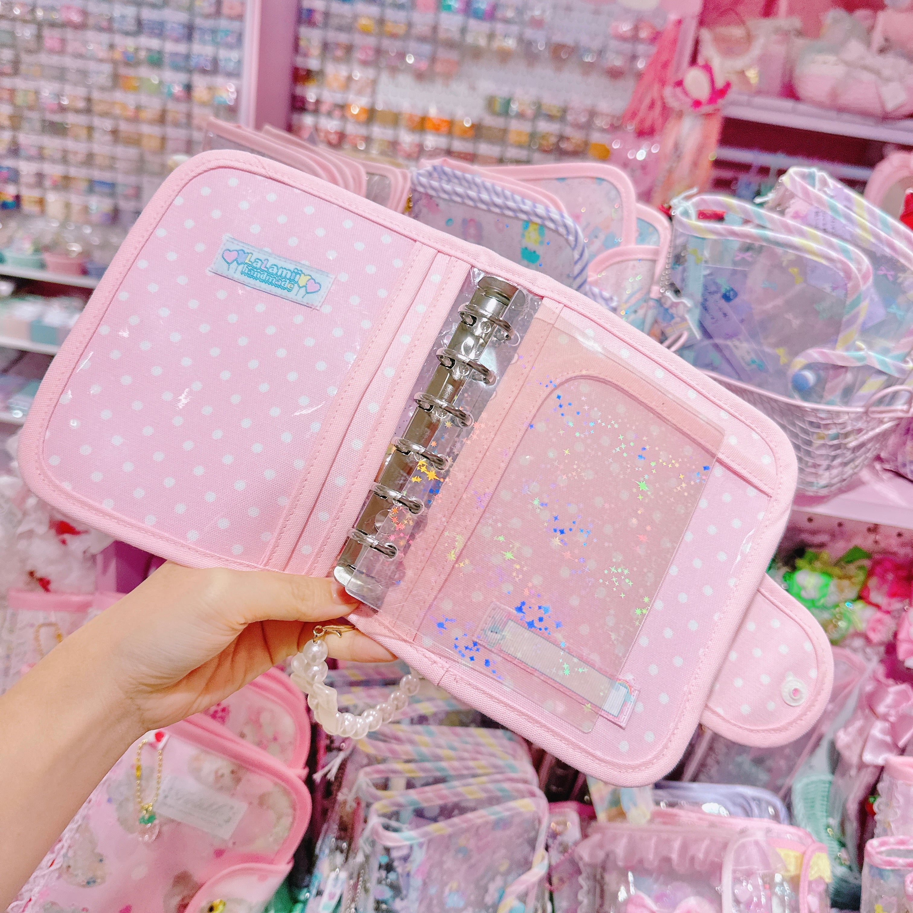 【E3】95-11 6穴シール帳（リフィル付き）