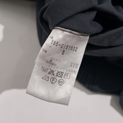 リネン混 MHL. マーガレットハウエル 半袖 ロング ワンピース サイズ 2/チャコール系 レディース