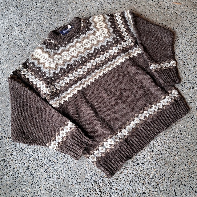 イングランド製 ノルディックセーター used [302008]