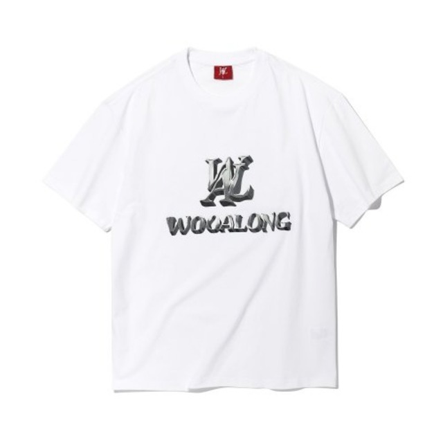 [WOOALONG]  Big surf logo T-shirt - WHITE  正規品  韓国 ブランド 韓国ファッション 韓国代行 Tシャツ