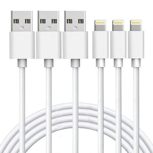 【努力特価】iPhone 充電ケーブル ライトニングケーブル【2M 3本 正規MFi認証品】純正品質 充電器 ケーブル 2.4A急速充電 USB 充電コード 高速データ転送 断線防止 高耐久 iPhone 14/14 Pro/13/13 Pro/12/11/X/8/8plus/7/6/iPad 各種対応