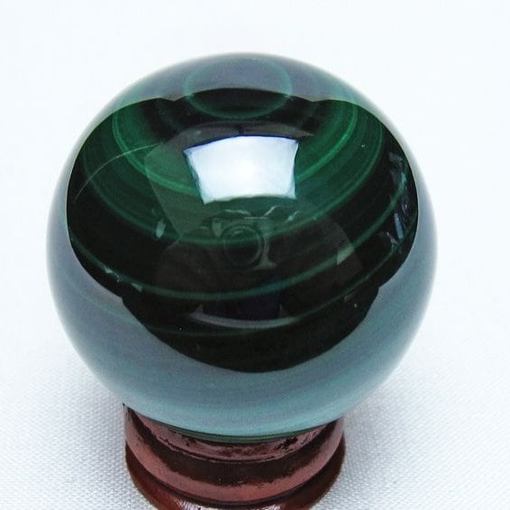 マラカイト 丸玉 38mm スフィア 置物 一点物 141-8352 | 天然石
