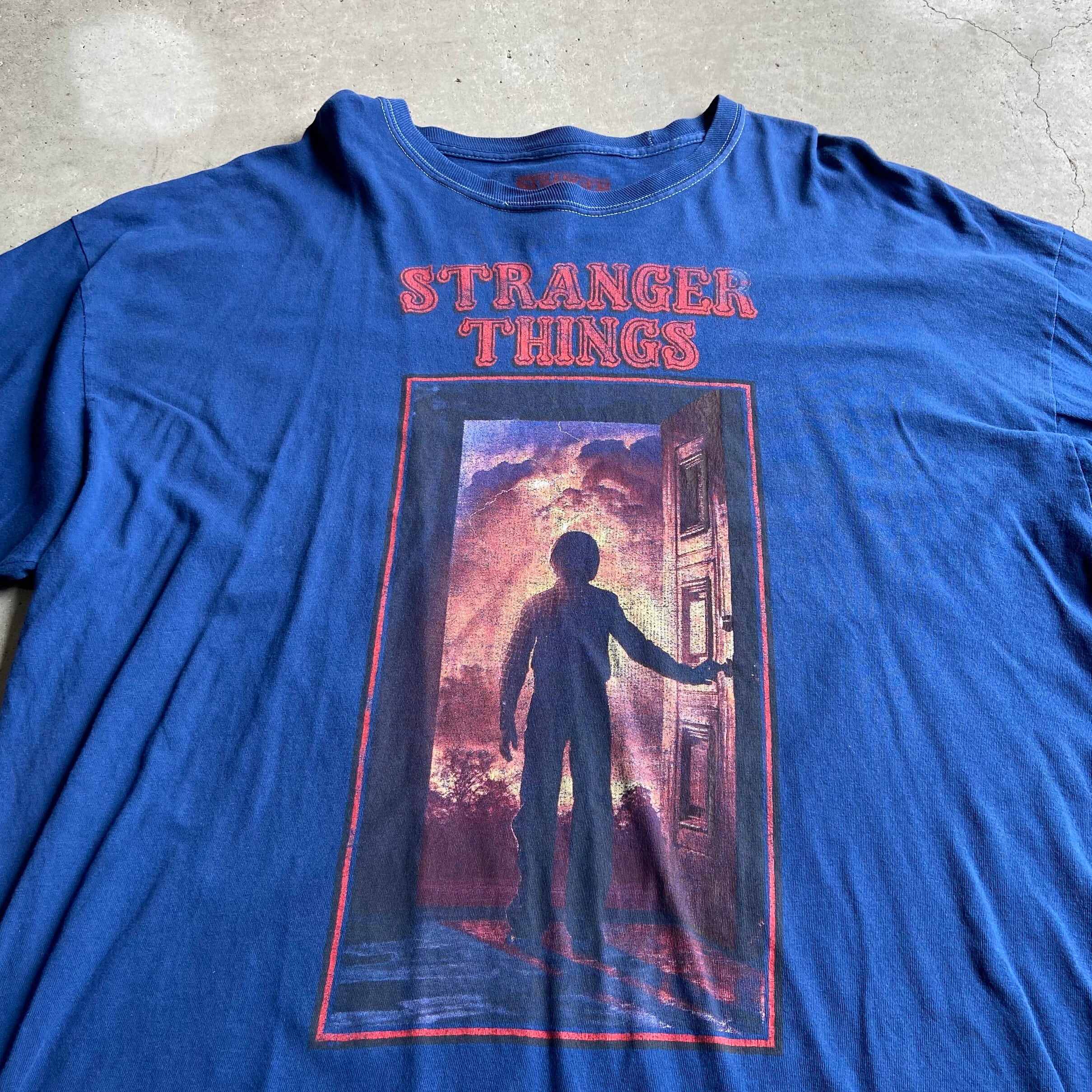 ビッグサイズ STRANGER THINGS ストレンジャー シングス プリント 長袖