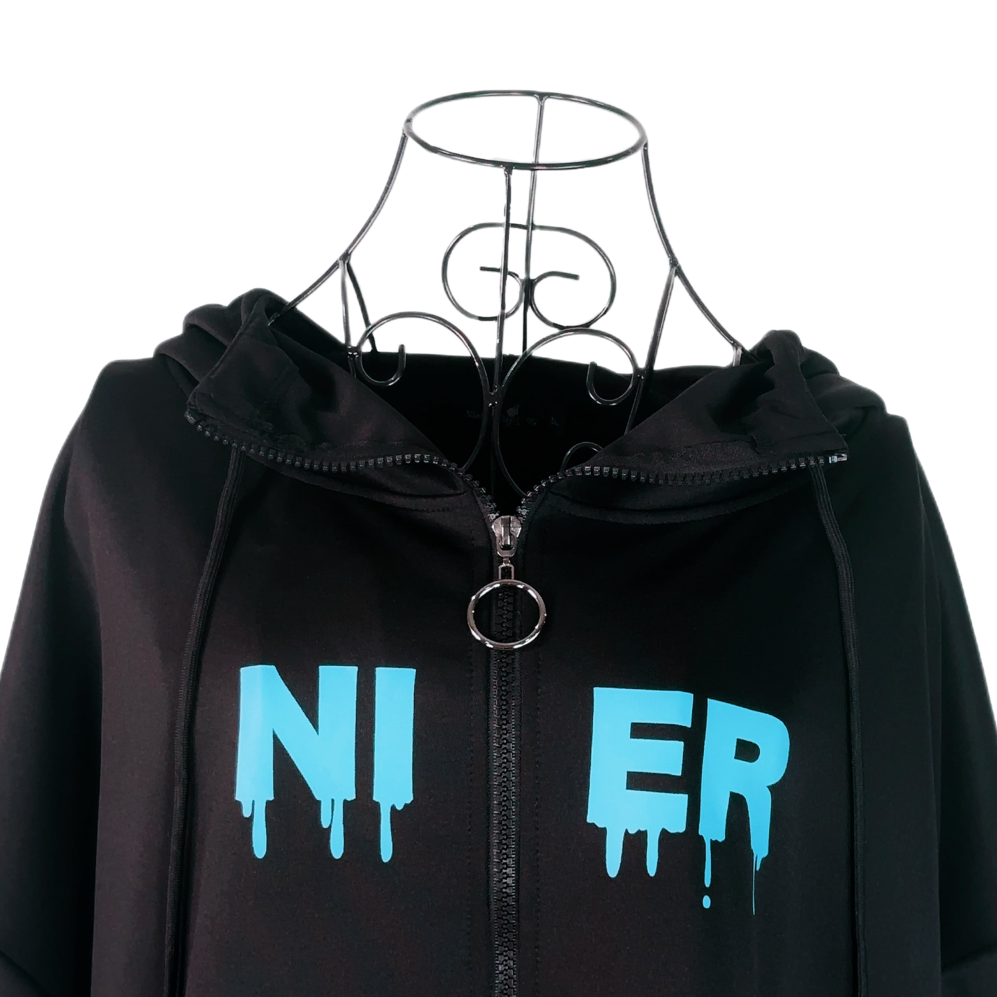 NieR 完売品 ROSE ZIP OUTER【BLUE SHADE】