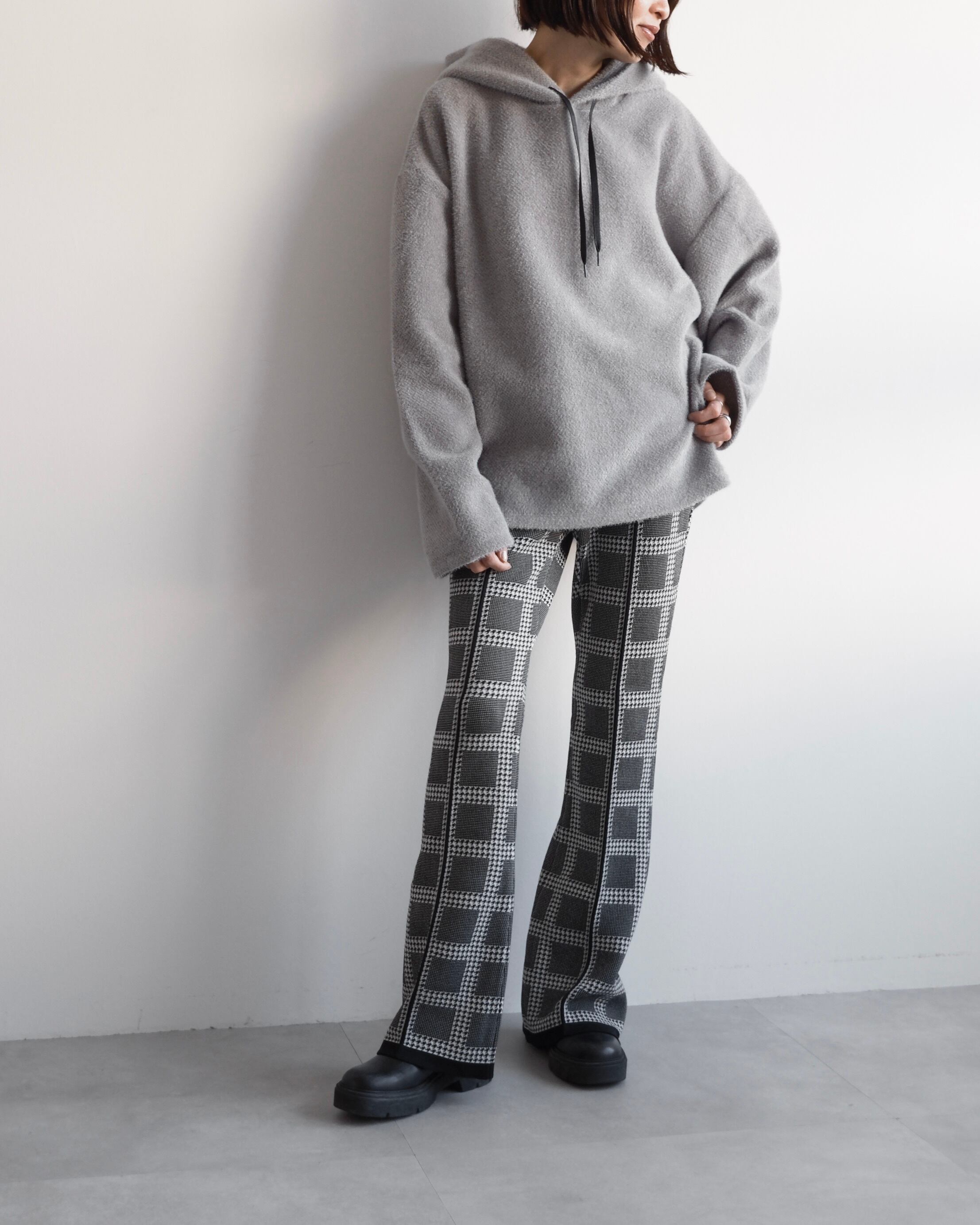 ROLD SKOV TEXTURED KNIT HOODIE | dear closet