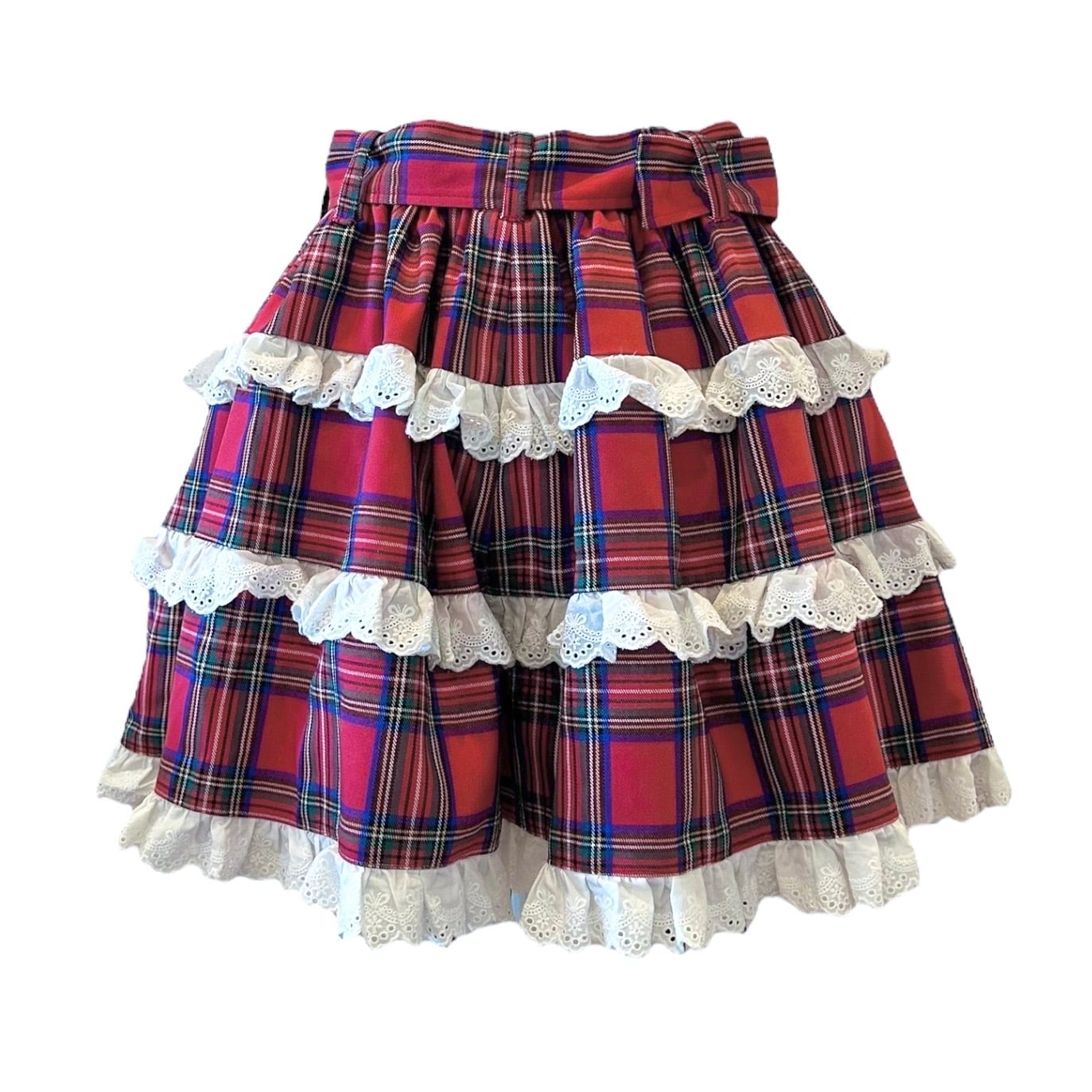 ローズティアードショートパンツ　RED