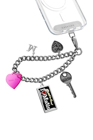 [Matin Kim] MATIN KIM X CASETIFY PHONE CHARM IN DARK SILVER 正規品 韓国ブランド 韓国通販 韓国代行 韓国ファッション マーティンキム matinkim 日本 店舗