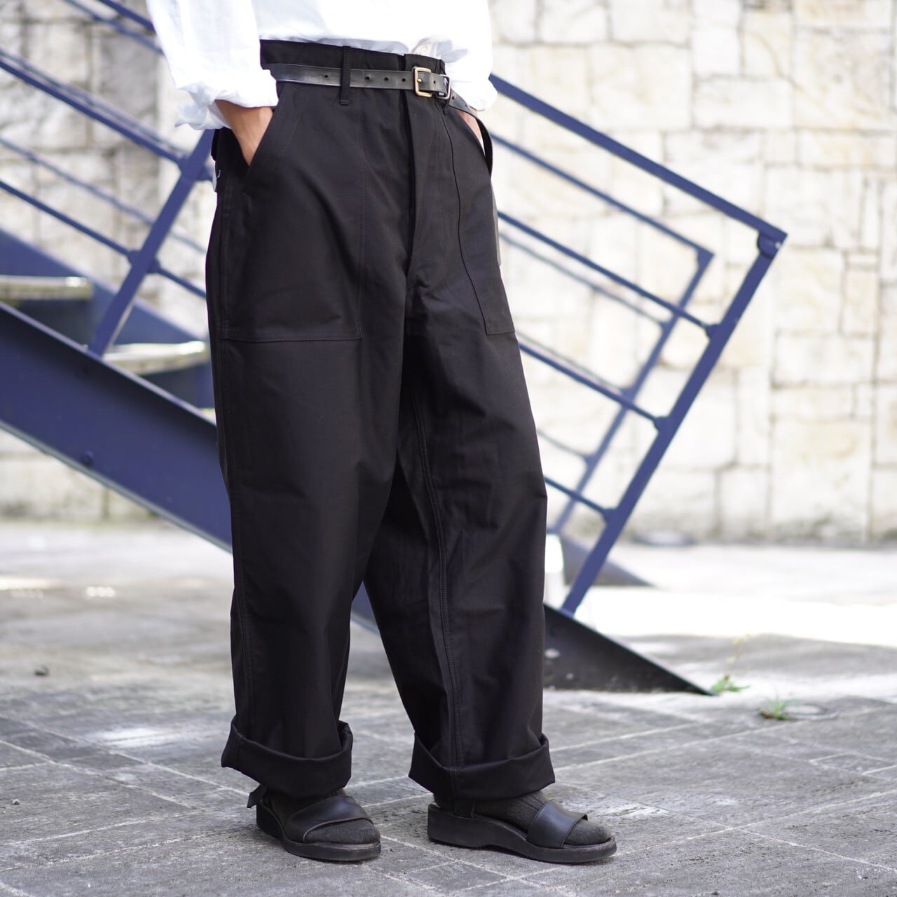 TUKI(ツキ) / RESTOCK baker pants -black-(0152)