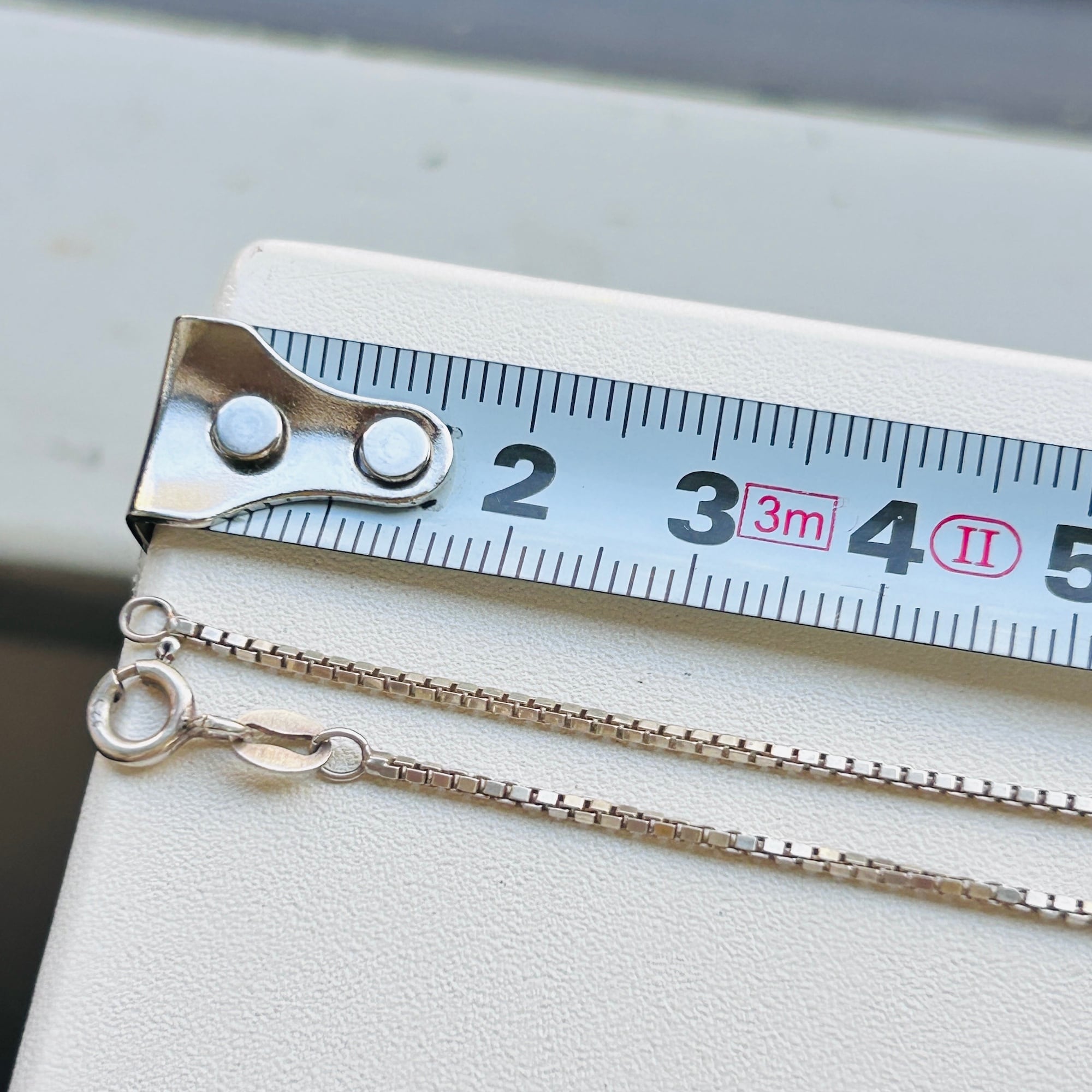 Italy シルバー925 ボックスチェーン（40.8cm） | Milo Antiques & Vintage