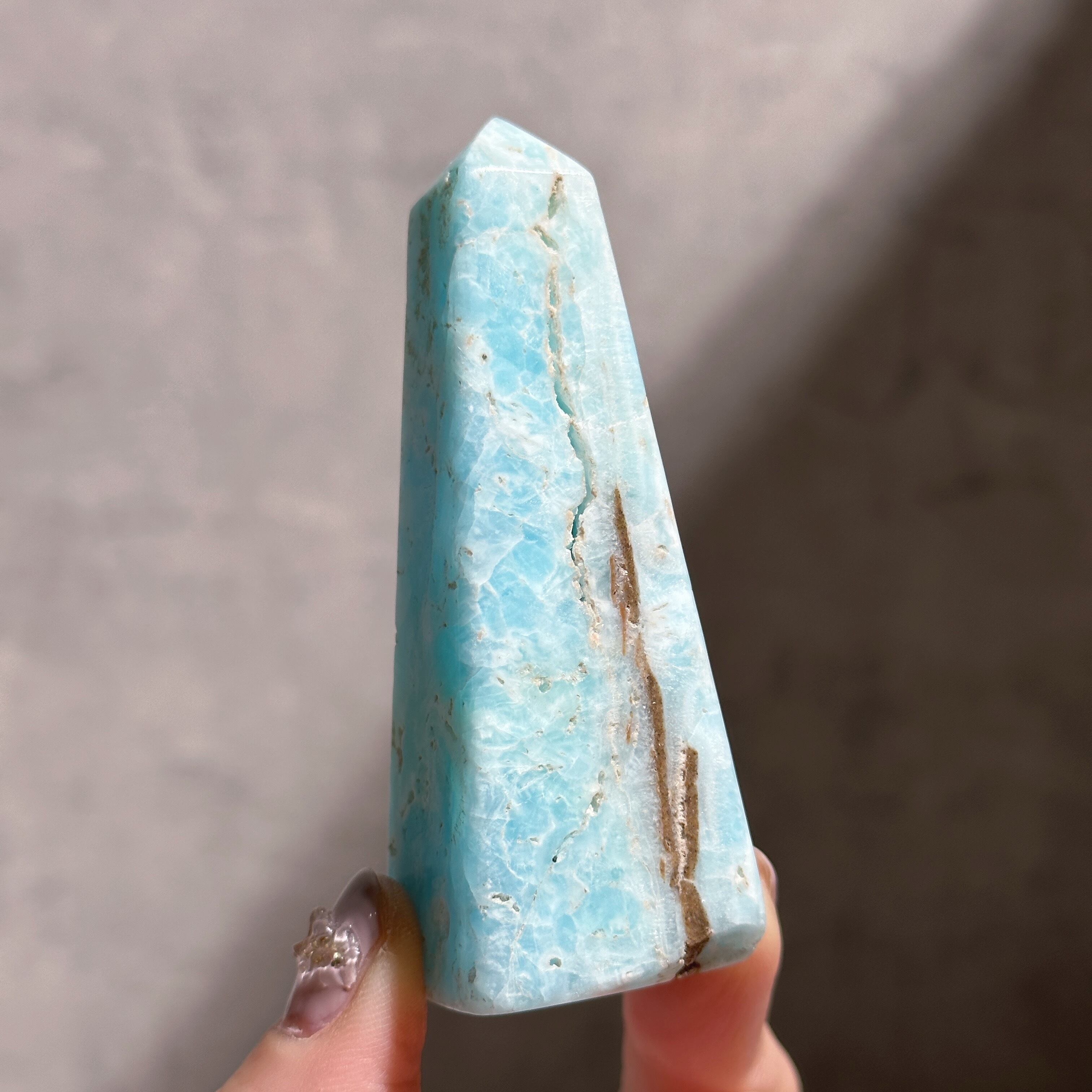 高品質】ブルーアラゴナイト タワー22◇Blue Aragonite◇天然石・鉱物