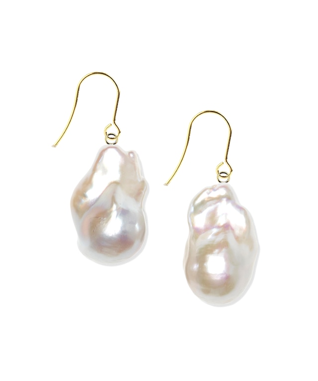 baroque pearl drop pierce/earring〈高品質 Sクラス〉