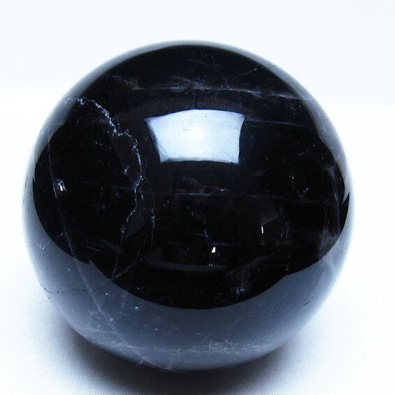 モリオン 黒水晶 丸玉 88mm スフィア 一点物 151-9311