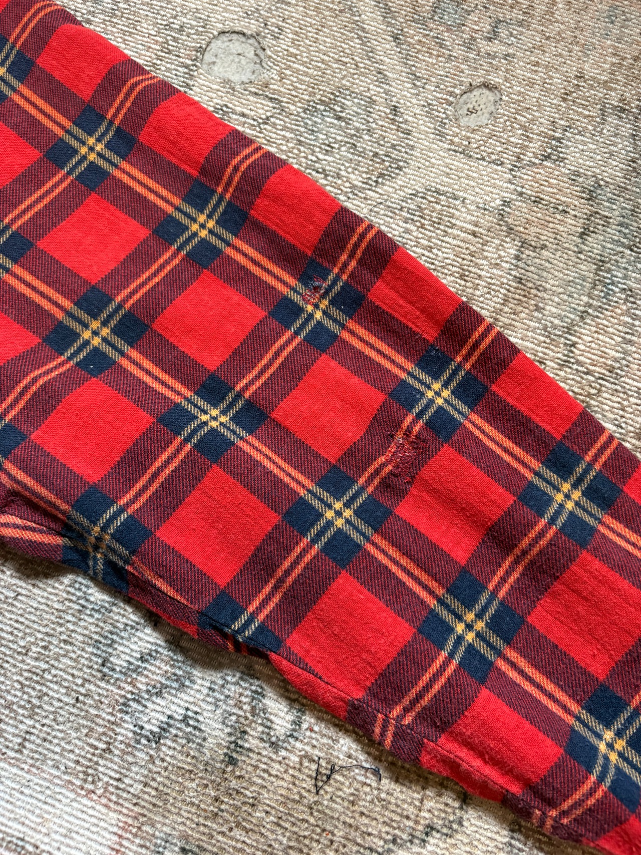 80~90s / USA製 / AMERICAN EDITION / print flannel / REMAKE