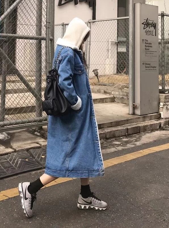 裏ボア　デニムコート　AJ33167-1726