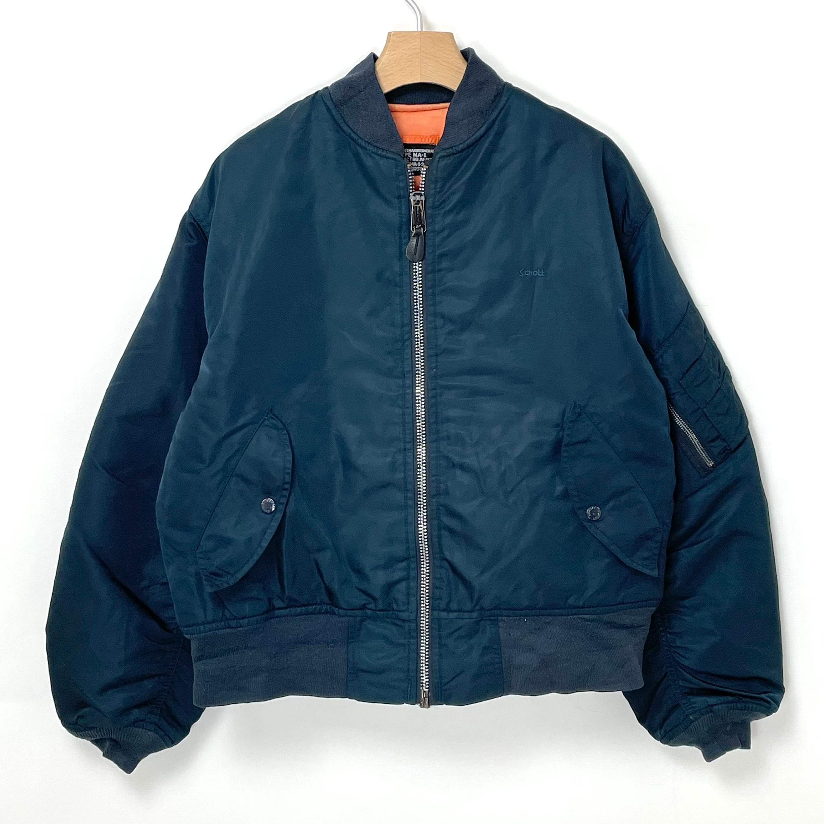 T*A様 Schott ネイビー ARMY MA-7(AER) フライトジャケッ Schott ネイビー ARMY MA-7(AER) フライトジャケット Mサイズ【JK