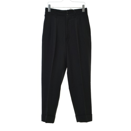 COMME des GARCONS HOMME PLUS / コムデギャルソンオムプリュス80s archive PP-11078 2プリーツ テーパード スラックスパンツ
