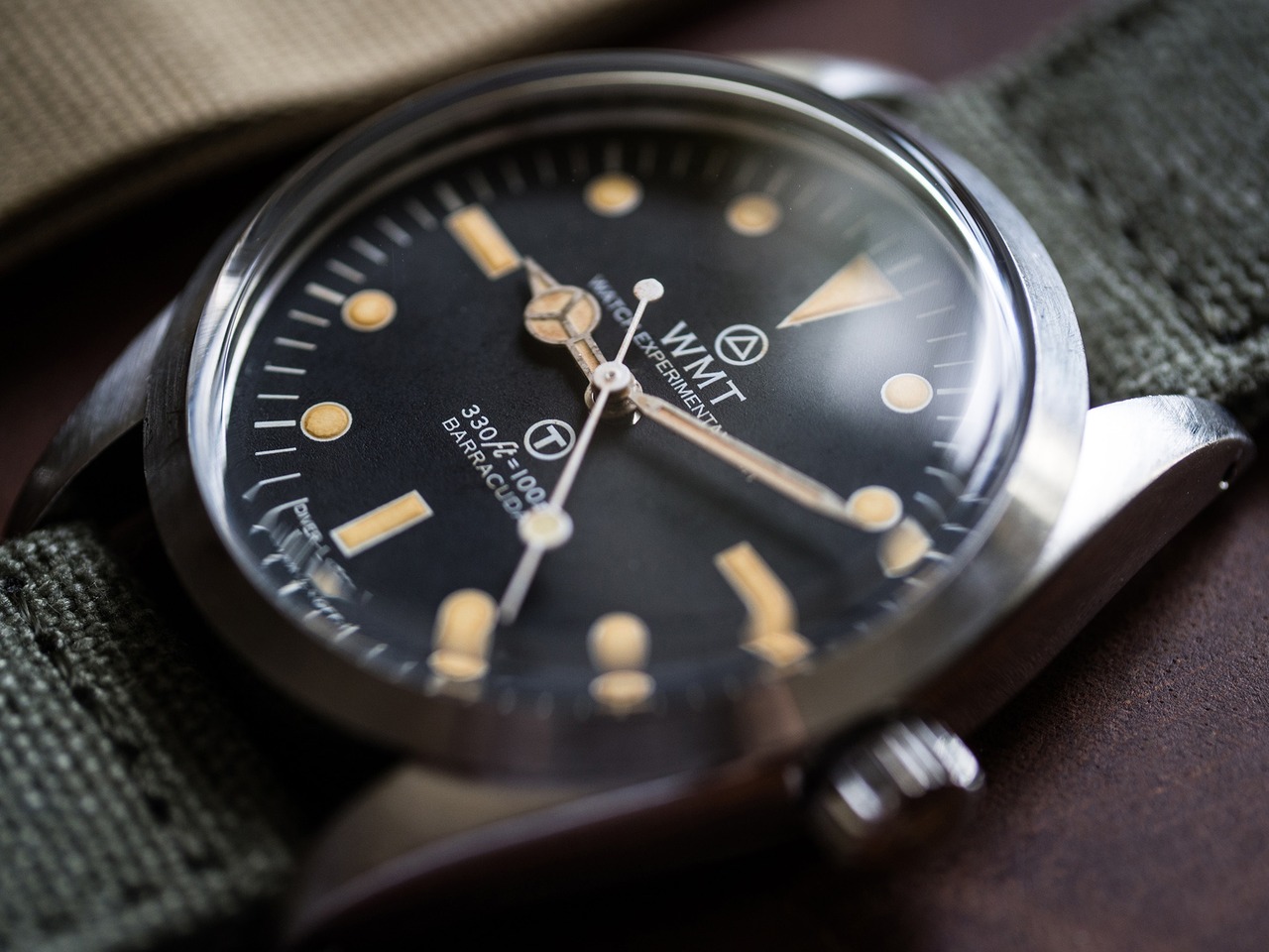 WMT Barracuda – Milspec / Aged Edition / Canvas Strap ” Aged ” + Beige Nato Strap Set