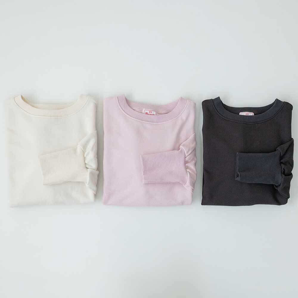 mao made 裏毛袖ボリュームシンプルプルオーバー