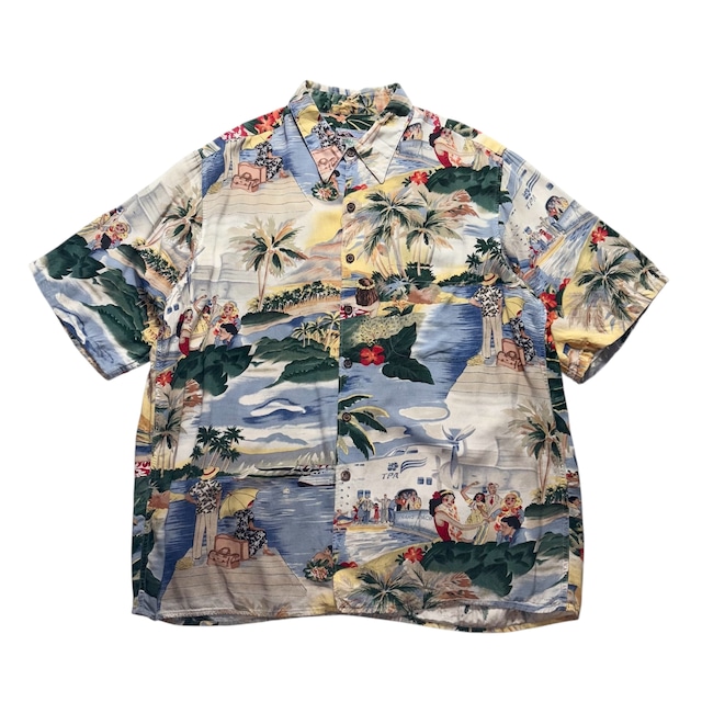 vintage 1980’s REYN SPOONER rayon hawaiian shirt