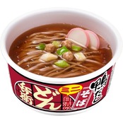 どん兵衛 鴨だしそばミニ [旨味たっぷり鶏つくね] 日清食品 カップ麺 46g×12個