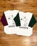 HOUSTON×PEANUTS BASEBALL TEE (SNOOPY)(七分袖)