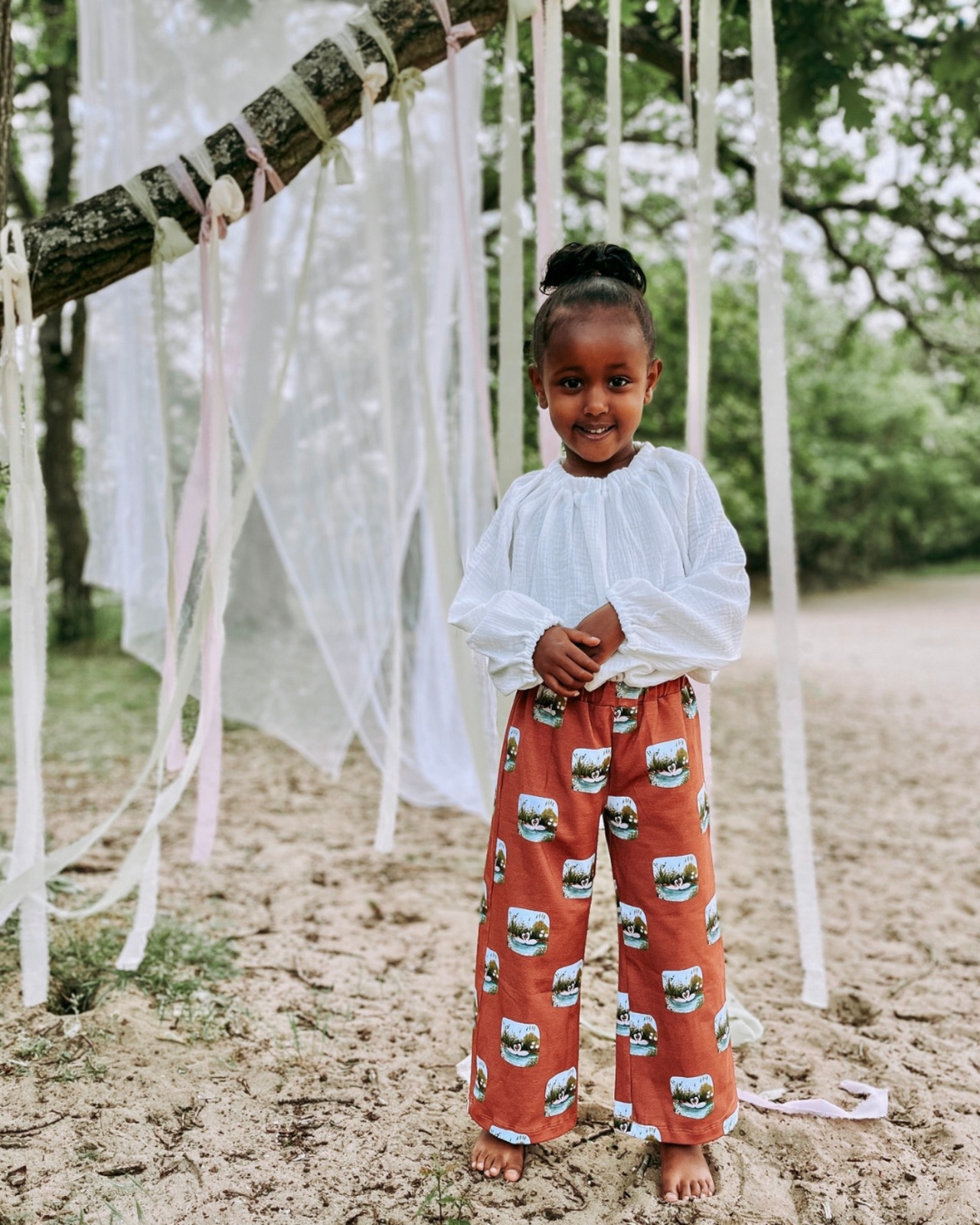 Kind Rebel / Swan wide pants