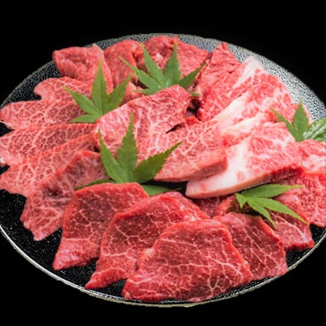 宗谷黒牛 焼肉セット 肩ロース カルビ モモ肉 2パックセレクト 計600ｇ