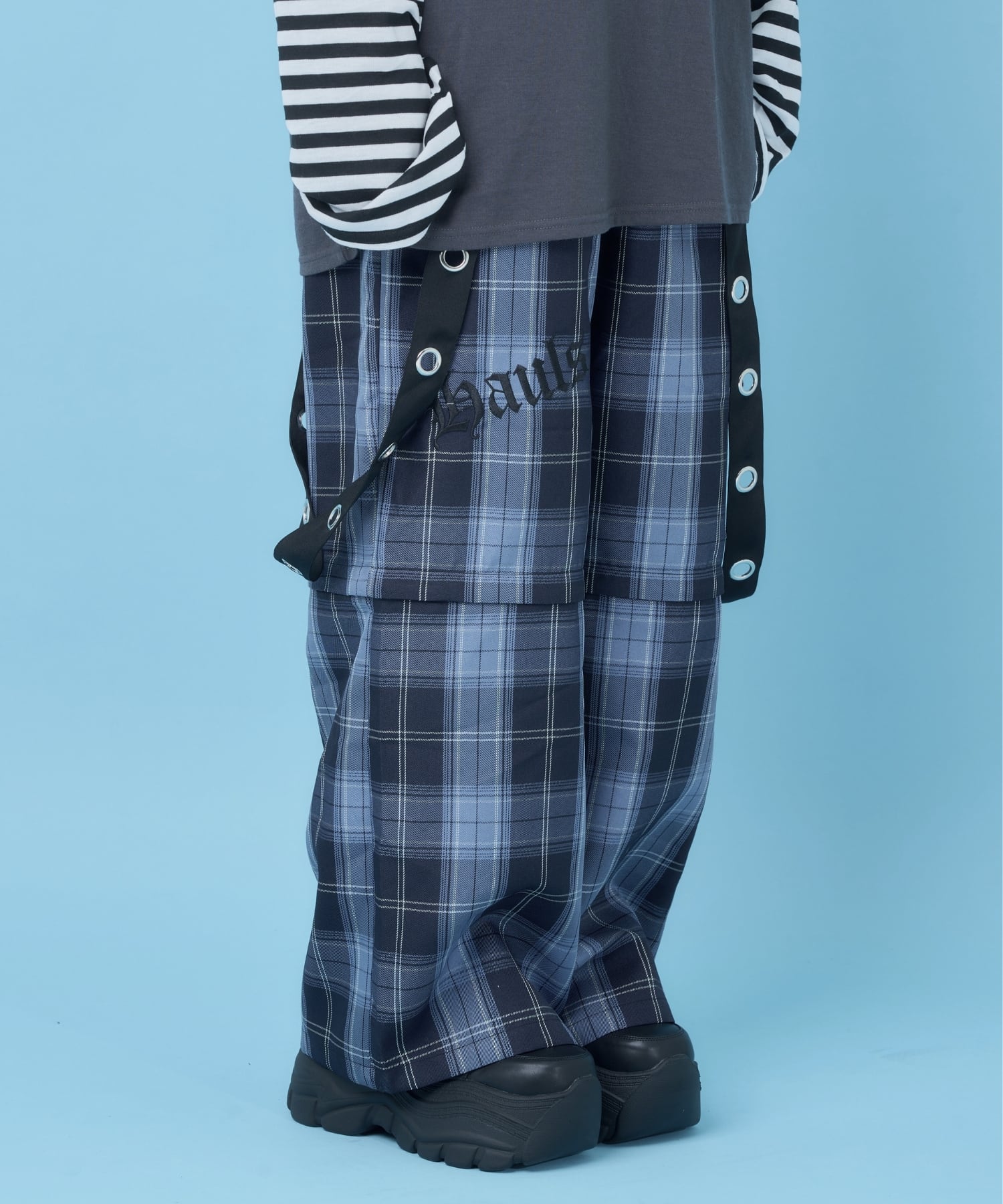 はとめベルトワイドパンツ | Hauls