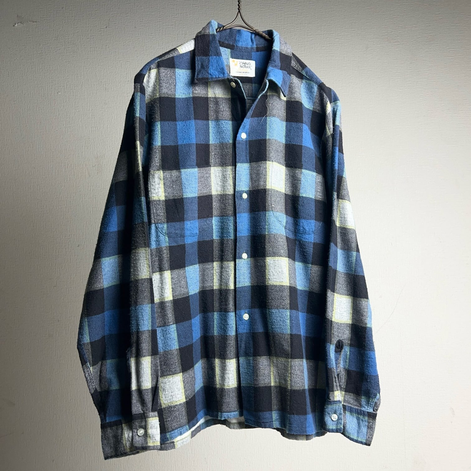 1960's CRAIG NOBLE Print Flannel Shirt 60年代 プリントネルシャツ