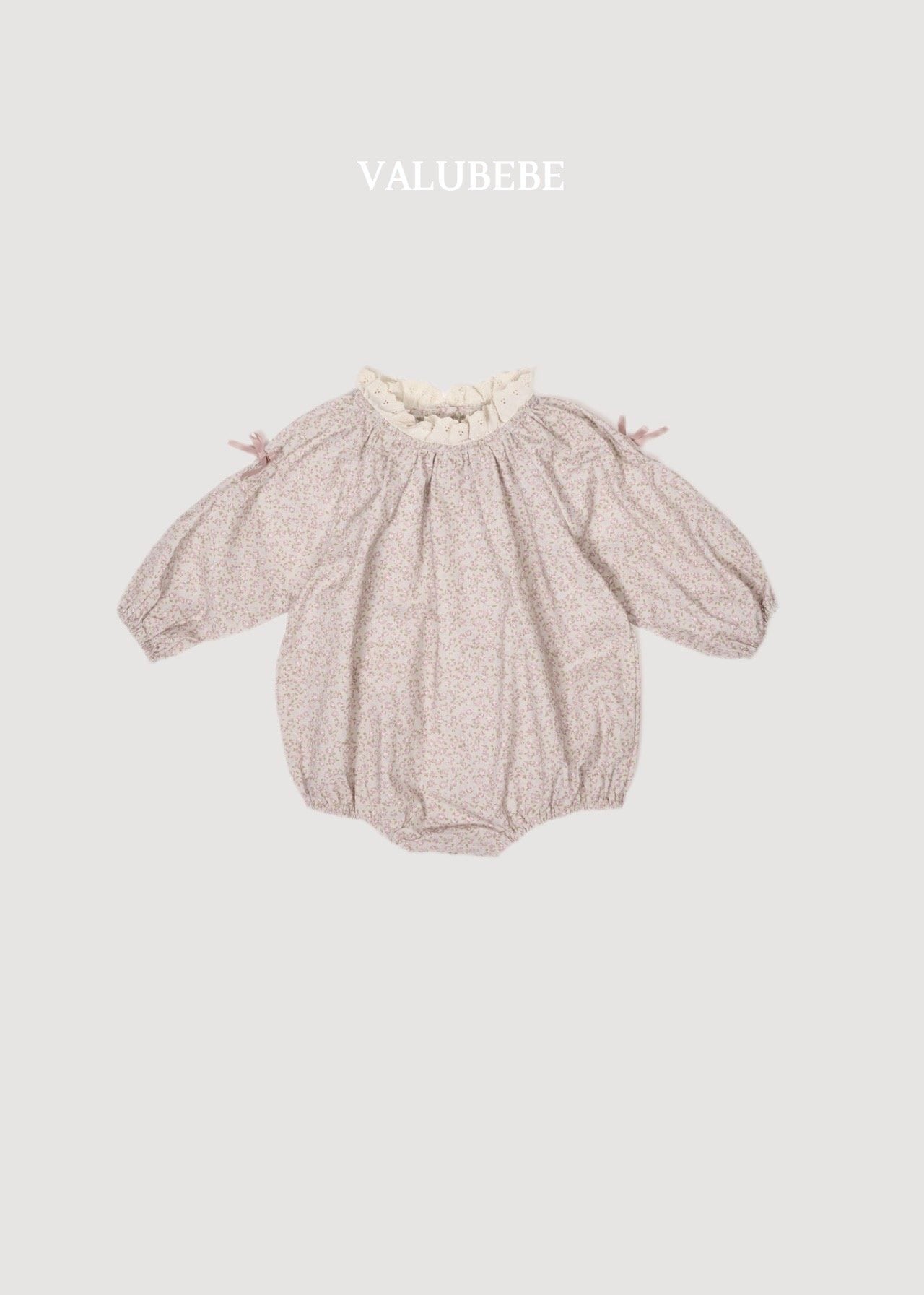 送料無料【予約】/ フラワーリボンロンパース / valubebe