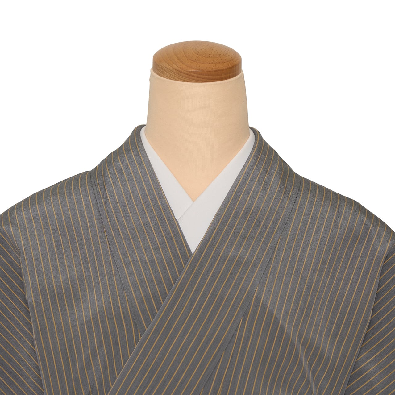 曽根武勇 望月間道 お召織袷着物【中古】 | かわの屋