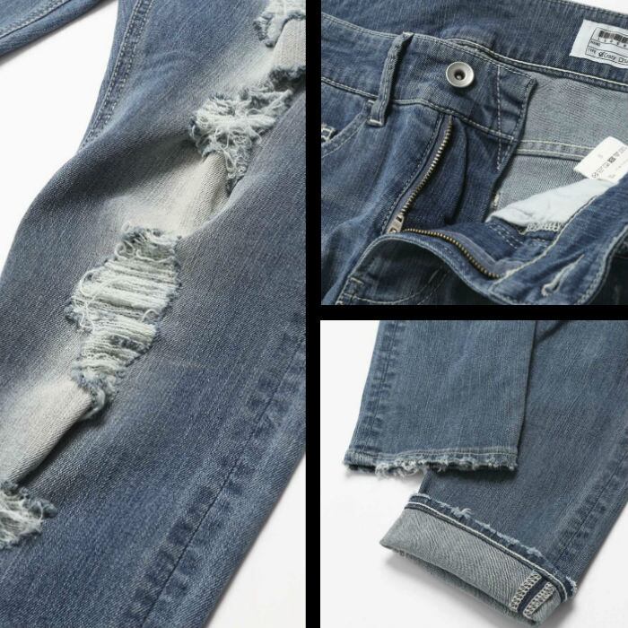 50％OFF】LEGENDA【レジェンダ】Crash スーパースキニーデニム[LEP131