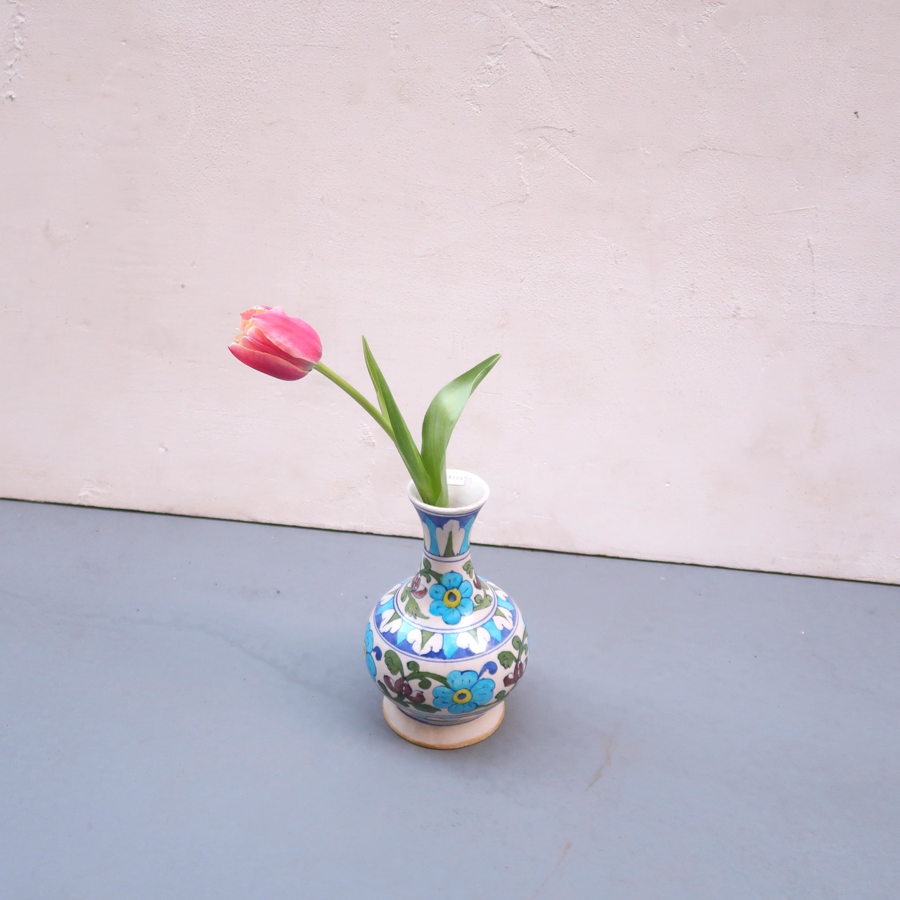 インドのブルーの花瓶 '2501