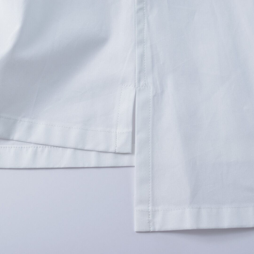 atelier naruse アトリエナルセ コットン ・トーマスメイソン・バンドカラーシャツ