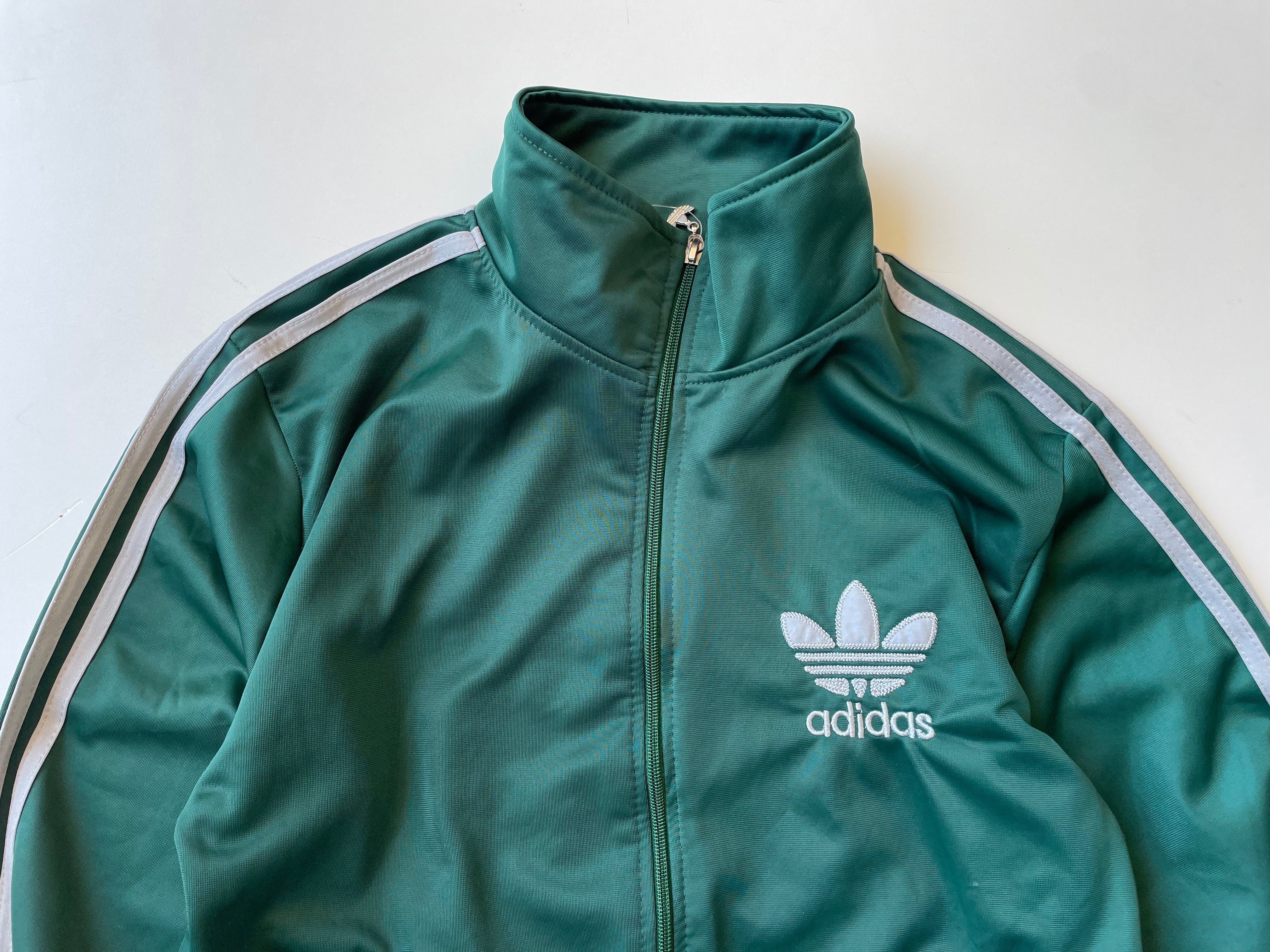 adidas track jacket col Green size M アディダス トラックジャケット ...