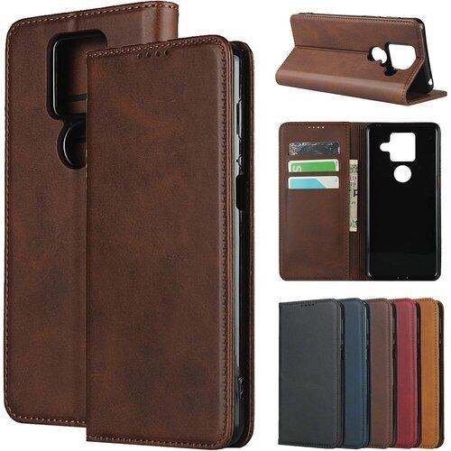 Eastwave Aquos Sense4 Plus ケース aquos sense 4plus ケース 手帳型 sharp aquos sense 4 plus 手帳 携帯 カバー 内蔵マグネット 合成皮革 財布型カバーカード収納 横置きスタンド機能 5色 ダークブラウン 691