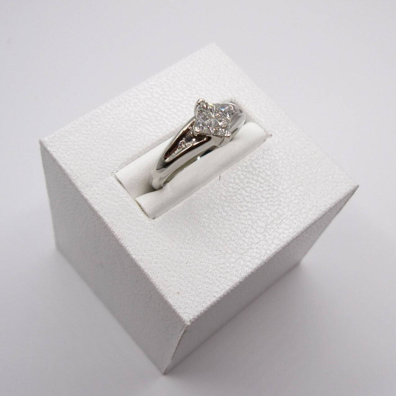 Pt900ミステリーセッティングダイヤモンドリング | Ljewelry