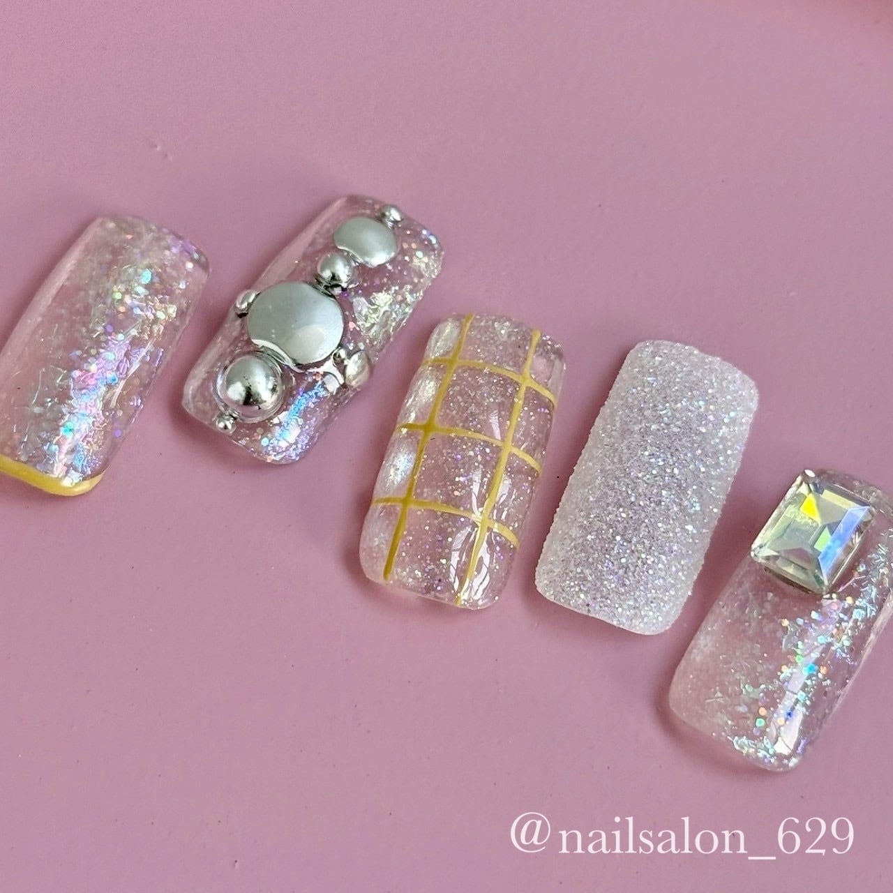 P976 Studs selection 5㎜ (bright silver) | atelier NOVEL