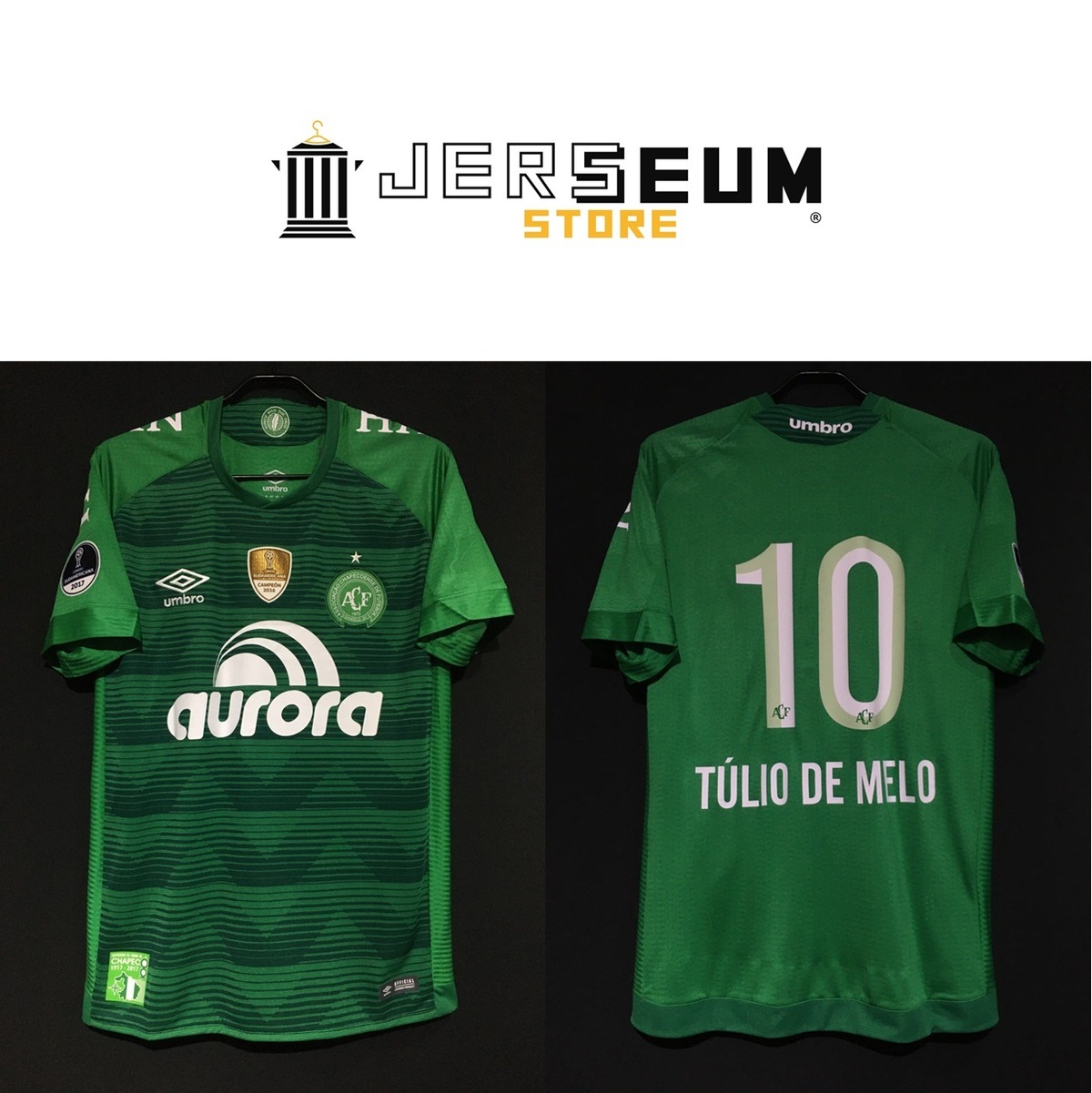 17 Chapecoense H Condition Brand New Grade 10 Size L No 10 Tulio De Melo Copa Sudamericana Jerseum Store